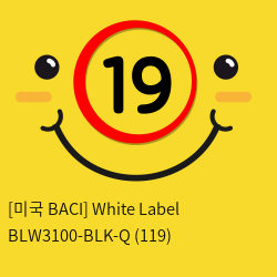 [미국 BACI] White Label  BLW3100-BLK-Q