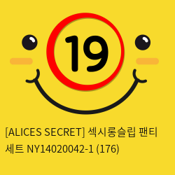 [ALICES SECRET] 섹시롱슬립 팬티 세트 (176)