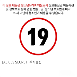 [ALICES SECRET] 섹시슬립 & 팬티 세트 (A16)