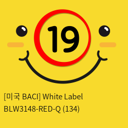 [미국 BACI] White Label BLW3148-RED-Q