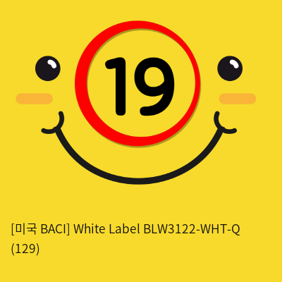 [미국 BACI] White Label BLW3122-WHT-Q