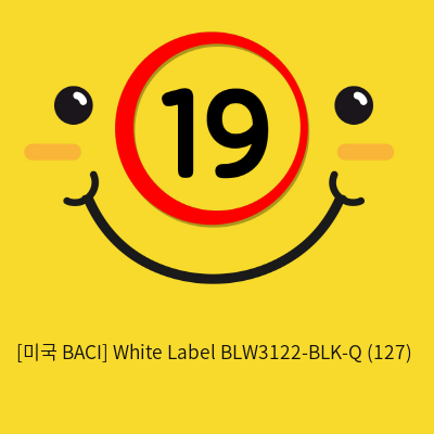 [미국 BACI] White Label BLW3122-BLK-Q