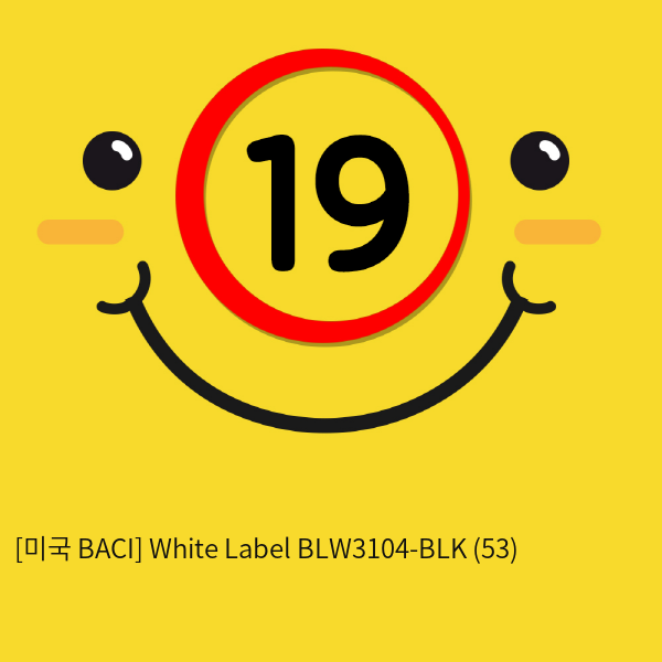 [미국 BACI] White Label BLW3104-BLK